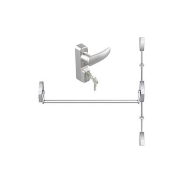 Imagem de Kit Barra Antipânico 02 Pontos De Travamento + Fechadura - Soprano