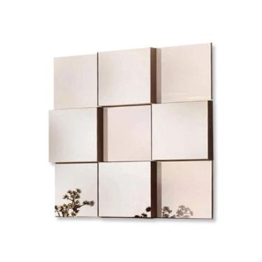 Imagem de Espelho Decorativo Liverpool 3D Painel Montável 9pçs Sala Quarto Escri