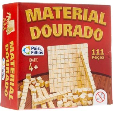 Imagem de Material dourado 111 pcs - pais e filhos