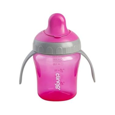 Imagem de Copo Transição Clingo Bico Rigido Rosa