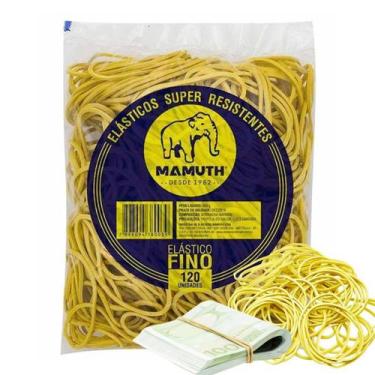 Imagem de Elastico Liguinha de Dinheiro Pacote Com 1200 Unidades 1KG - Mamuth