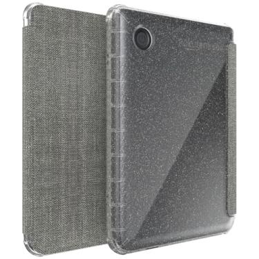 Imagem de TUDIA SKN Flip V2 projetado para Kobo Clara BW/capa colorida (2024) - [Tecnologia aprimorada de despertar/hibernar automaticamente] Traseira fina de TPU transparente à prova de choque com capa de