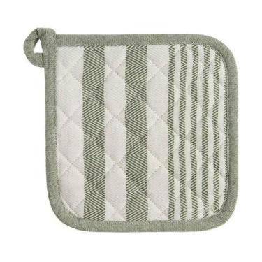 Imagem de Jg descanso de panela stripes 2pcs mde home style, VERDE