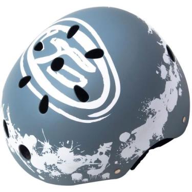 Imagem de Capacete para Skate em ABS Cinza Bel - BelFix