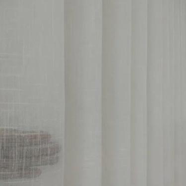 Imagem de Cortina Gaze Forrada Argola Ilhós 6,00x2,50 Linho - Salvatex Confecçõe