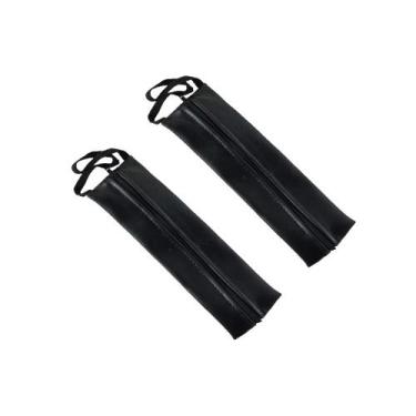 Imagem de Kit 2 Estojo Es-12 Transporte Vinil Ziper 210x60x15Mm Utilizado Divers