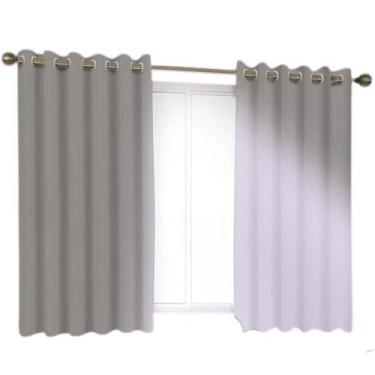 Imagem de Cortina Quarto Sala Ambientes Ilhós Reforçado Black Out - Bonanza