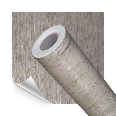 Imagem de Papel de Parede Adesivo Lavavel 3D Madeira Marrom Freijo - Open Star, 