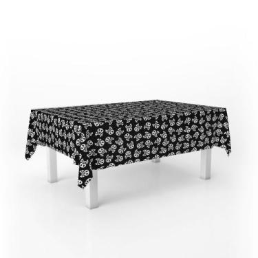Imagem de Toalha De Mesa Halloween Caveirinhas 10 Lugares Retangular - PRESENTE 