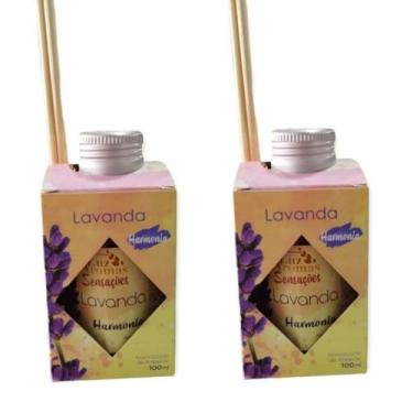 Imagem de 2 Aromatizador Ambiente Palito Perfume Casa Difusor Cheiroso 100ml Odo