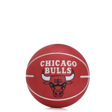 Imagem de Bola de Basquete Miniatura Wilson NBA Dribbler Chicago Bulls