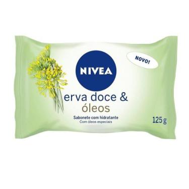Imagem de Sabonete Nivea Hidratante 125g Erva Doce e Óleos Embalagem com 12 Unid