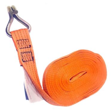 Imagem de Cinta de Amarração com Gancho J 50 mm x 9 m de 5000 kg Laranja - Quality Fix CIF-A-LG-PS-050