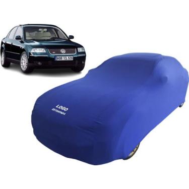 Imagem de Capa Volkswagen Carro Sedan Passat Alemão Tecido Macio - Mz, Azul