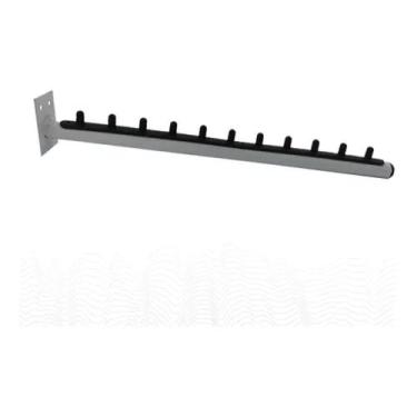 Imagem de Expositor Rt Arara Inclinado Cabideiro Parede - 6 Unidades - TR3, Bran