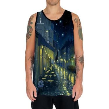 Imagem de Camiseta Regata Van Gogh Releitura Café no Terraço à Noite 1 - Enjoy S