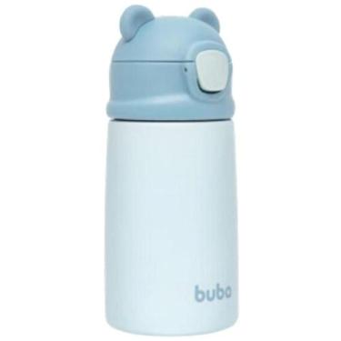 Imagem de Garrafa Térmica Infantil Canudo Parede Dupla Inox 320ml - Buba