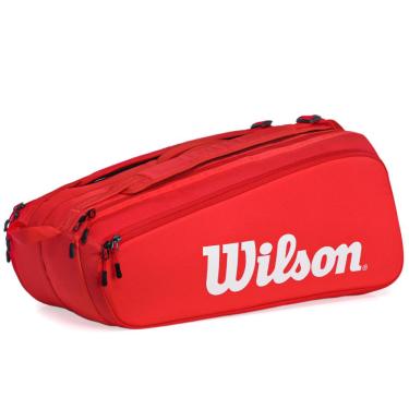 Imagem de Raqueteira Wilson ESP Super Tour X9 Vermelha