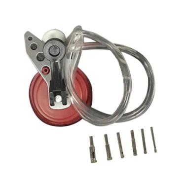 Imagem de ＡＷＨＡＯ Localizador de aberturas de vidro de telha, localizador de abertura de buraco de cerâmica de vidro com acessório de base de sucção, com Acessório