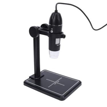 Imagem de Microscópio Digital Portátil USB, Câmera de Ampliação de 1600x, Com Suporte Ajustável, 8 Luzes LED, Lupa de Inspeção, Microscópios Portáteis, para Crianças Com Telefone PC