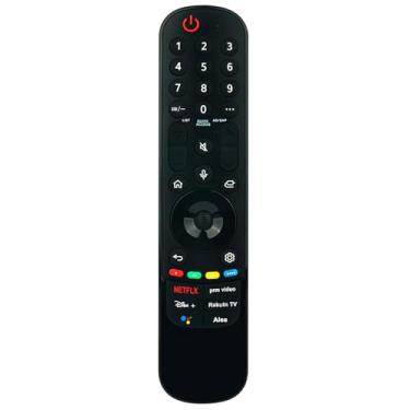 Imagem de MR22GA Controle remoto de substituição de voz para TV compatível com LG Smart TV 55UQ7570PUJ OLED77B2PUA OLED65B2PUA 55UQ8000AUB 55UQ9000PUD 50QNED80AQA 65UQ7070ZUE OLED55B2PUA OLED65C22PUA AUA 65Q.