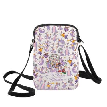 Imagem de WZMPA Bolsa tiracolo Figment Dragon Figment Fans Gift Figment Shoulder Bag Figment Merchandise, Figment Blossom-cb