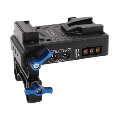 Imagem de Divisor de Fonte de Alimentação de Placa de Bateria de Montagem Em V, Com 7 Saídas para Câmera DSLR BMPCC 4K 6K Filmadora Luz LED, Microfone, para Baterias Fictícias de Exibição,