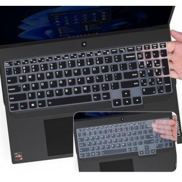 Imagem de 2 peças de capa de teclado para Lenovo Legion 5 5i 7 7i 15.6 16/Legion Pro 5 5i 16/Legion Pro 7 7i (Gen 8 9) 16, Legion Pro 9i Gen 9 40.6 cm, Legion 9 16IRX8 16IRX9 , Legion Slim 7 7i 16, Lenovo LOQ