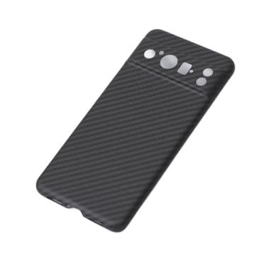 Imagem de Waillynice Capa de telefone de fibra de carbono à prova de quedas capa de fibra de aramida para Google Pixel 8 Pro Design, para Pixel 8 Phone 8A capa de telefone (preta), para Pixel 8A)