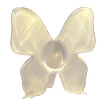 Imagem de Fenteer Vaso Borboleta Acrílico para Arranjos Florais Mãe, Ouro