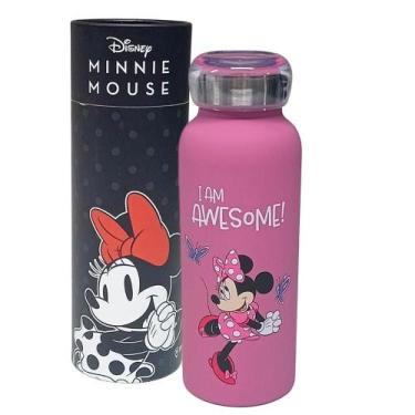 Imagem de Garrafa Térmica Inox Bubble 500ml Minnie Mouse Disney - ZC - Zona Cria