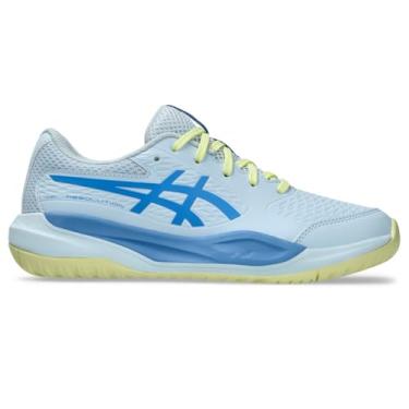 Imagem de ASICS Tênis infantil unissex com resolução de gel X Gs (criança pequena), Azul claro/azul, 17