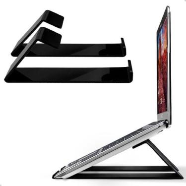 Imagem de Base Suporte Ergonomico para Notebook Tablet Apoio Mesa Escritorio Cor