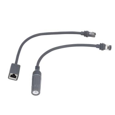 Imagem de Adaptador V3 SPX macho para RJ45, cabo de 1200 Mbps para satélite Gen3 Conexão estável com classificação IP67 retangular, adaptador Ethernet à prova d'água