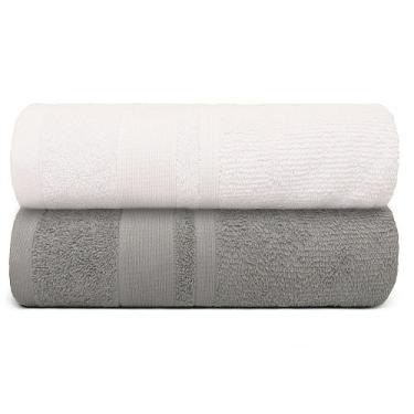 Imagem de Kit 2 Toalha Banhão Master 90x160 Gigante 100% Algodão Gramatura 550 -