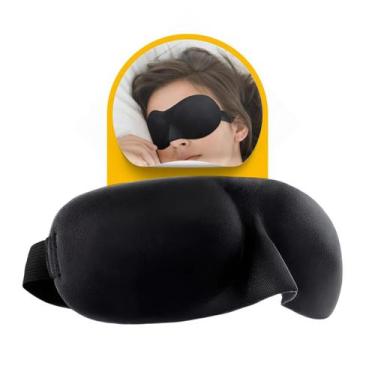 Imagem de Máscara de Dormir 3D Anatômica  Leve, Ajustável e Ultra Confortável El