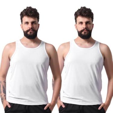 Imagem de Kit 2 Regatas Dry Fit Masculina Fitness Treino Academia - Techmalhas, 