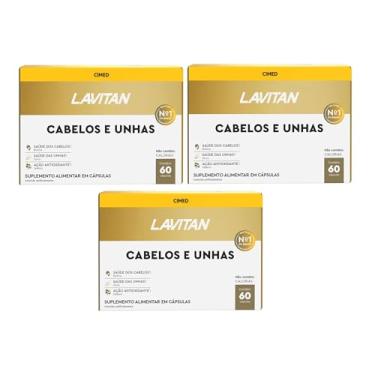 Imagem de Kit 3 Lavitan Vitamina Cabelos e Unhas 60 Cápsulas - Cimed