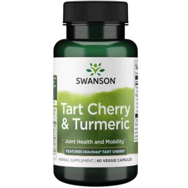 Imagem de Tart de Cereja e Cúrcuma Swanson 60 Capsulas Importado