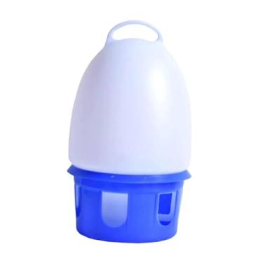 Imagem de Gralara Bebedeiro de pombo bebedor de água tigela de água ferramenta de agricultura acessórios de gaiola dispensador de água de pombo para pheasants, 12l Grande Alça