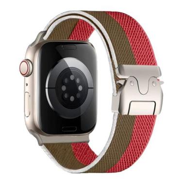 Imagem de Pulseira Nylon Loop Parachute Compatível com Apple Watch - Baú do Viki