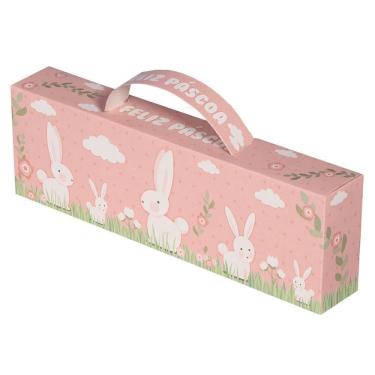 Imagem de Caixa Para Bis Coelhinhos - 8 Unidades
