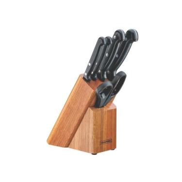 Imagem de Kit p cortar 6 peças ultracorte preto sortidos com laminas aco inox e 