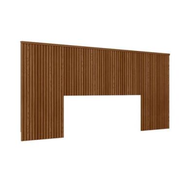 Imagem de Cabeceira Cama Casal e Queen Ripada C/ Par de Frame Laranjeiras 2.4 - 