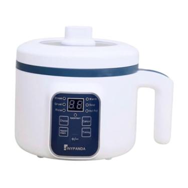 Imagem de ＫＬＫＣＭＳ Multi -função da casa de panela lento de panela elétrica Fácil de usar macarrão potador antiaderente para shabu shabu ramen ovos dormitórios, Panela