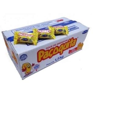 Imagem de Paçoca de amendoim Santa Helena caixa com 100 unidades