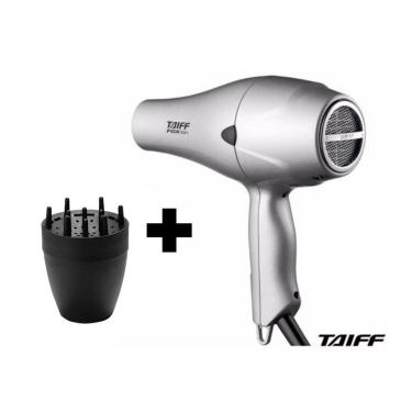 Imagem de Kit taiff secador profissional fox ion prata 2000W - 127V + difusor novo
