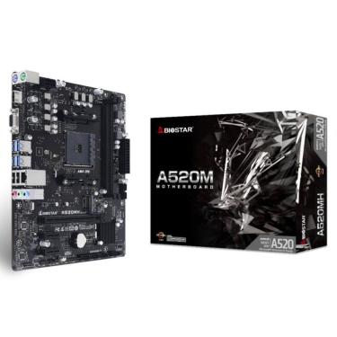 Imagem de Placa Mãe Biostar A520Mh Chipset A520 Amd Am4 Matx Ddr4 3.0