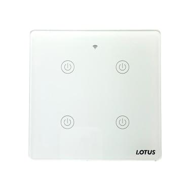 Imagem de Interruptor Inteligente 4 Botões Zigbee 4X4 - Branco 30/1