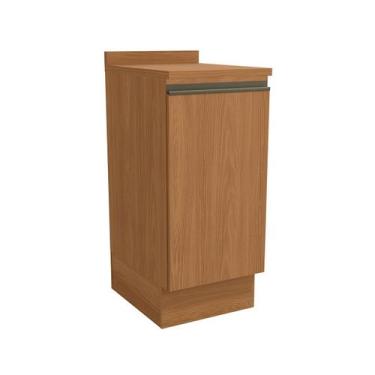 Imagem de Balcão de Cozinha 40 Cm Mônica 1 Porta Canela - Kappesberg, Marrom, Mo